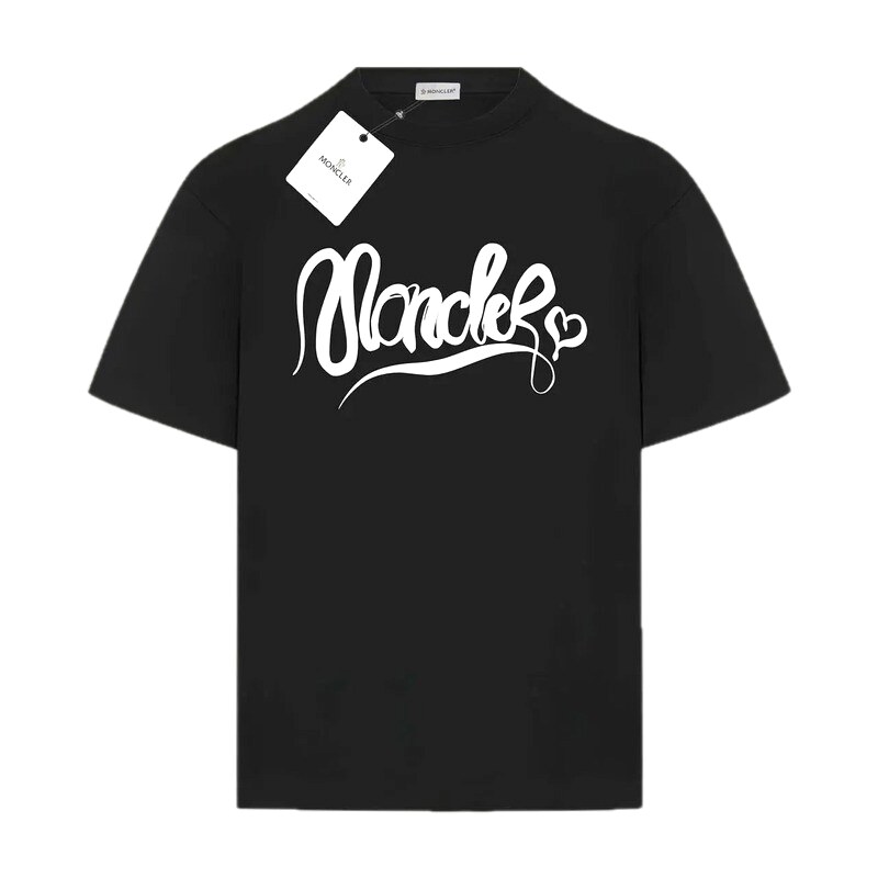 Moncler Love Trendy Black T-shirt