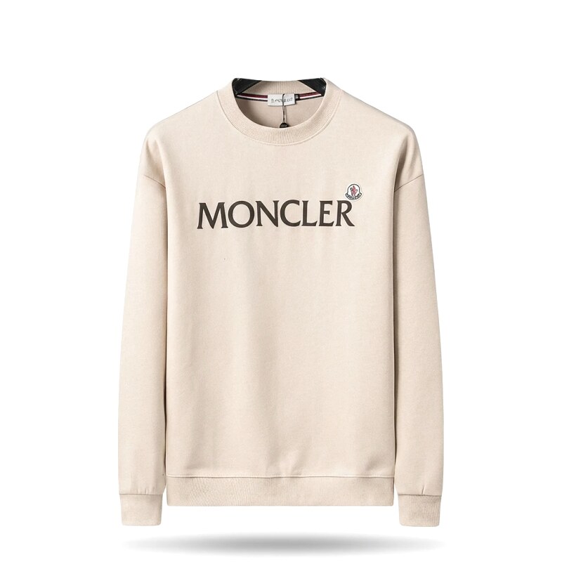 Moncler minimalist beige sweatshirt