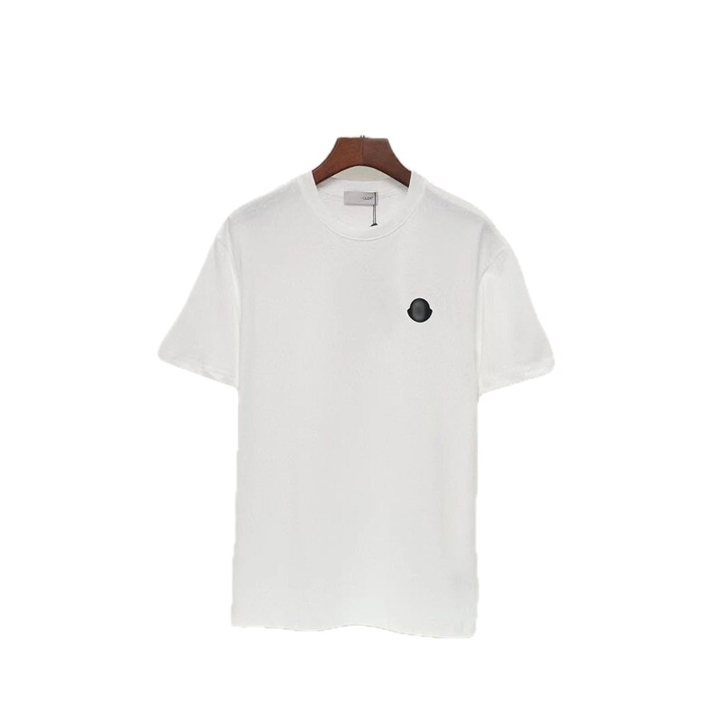 Moncler Minimalist Casual Style White Short-sleeved T-shirt