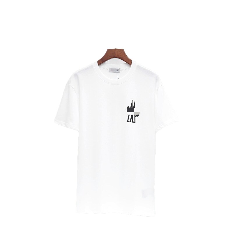 Moncler Printed Casual-style White Short-sleeve T-shirt