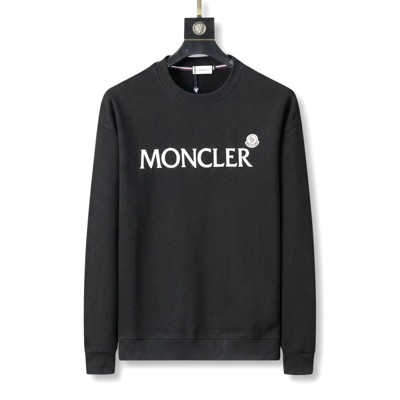 Moncler simple-style black sweatshirt