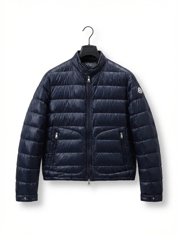 Moncler smooth - faced down jacket (black)