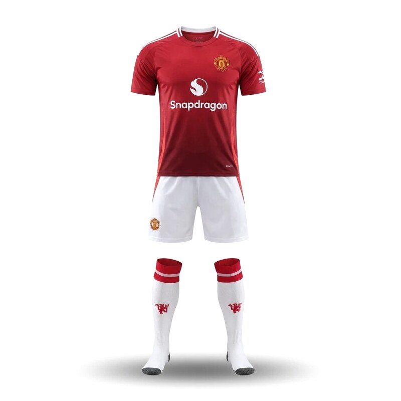 MUFC Football Kit Set Red