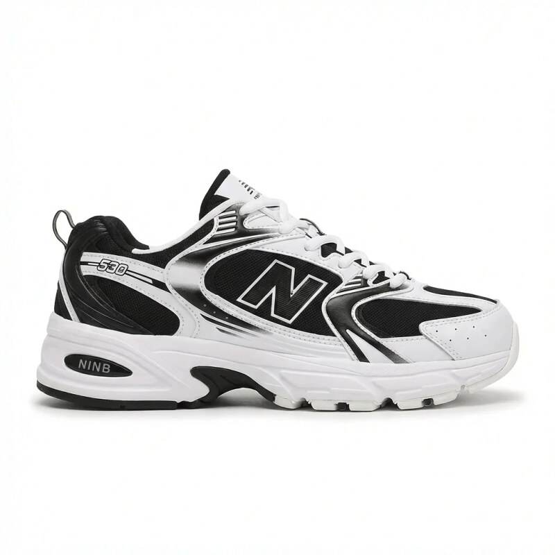 New Balance 530 retro black and white shoes