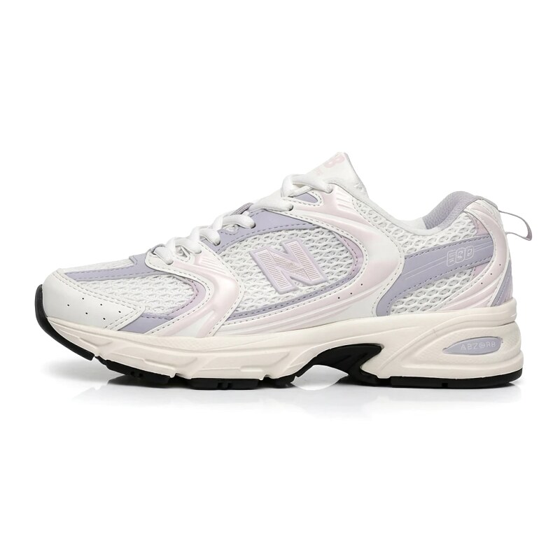 New Balance 530 Retro Style White and Pink Sneakers