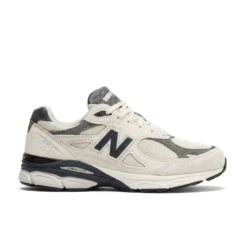 New Balance 990 Series Retro Style Beige-Gray Athletic Shoes