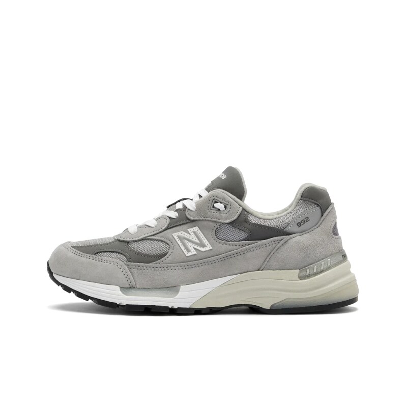 New Balance 992 retro-style grey shoes