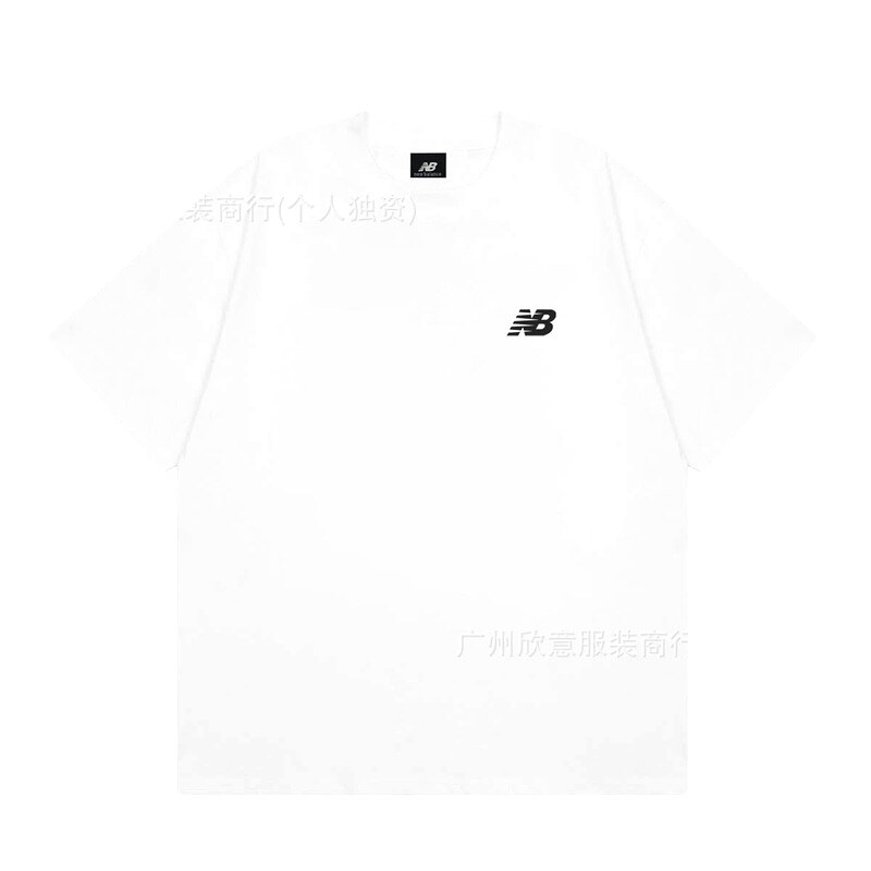 New Balance Classic Casual Style White Short-sleeve T-shirt