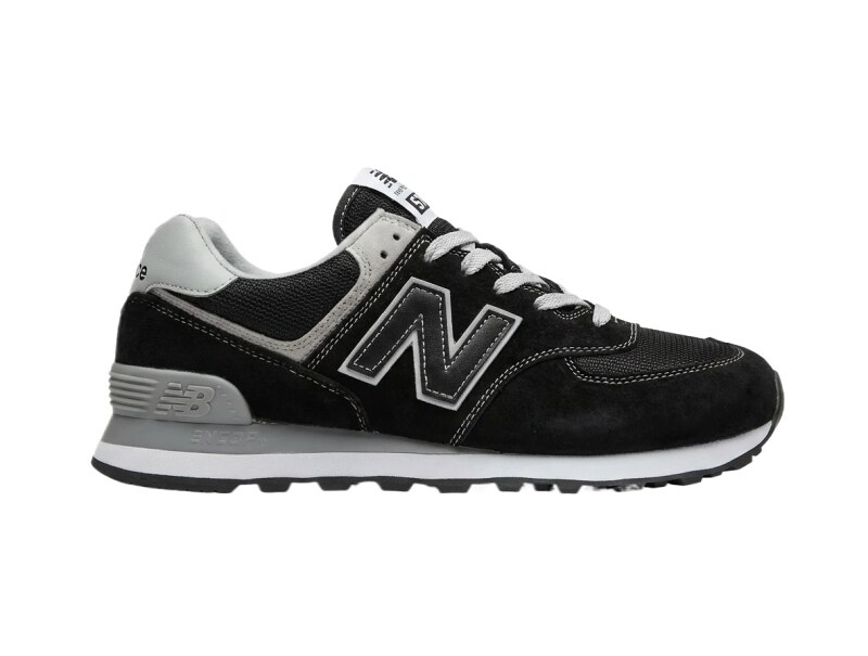 New Balance retro black and grey sports shoes