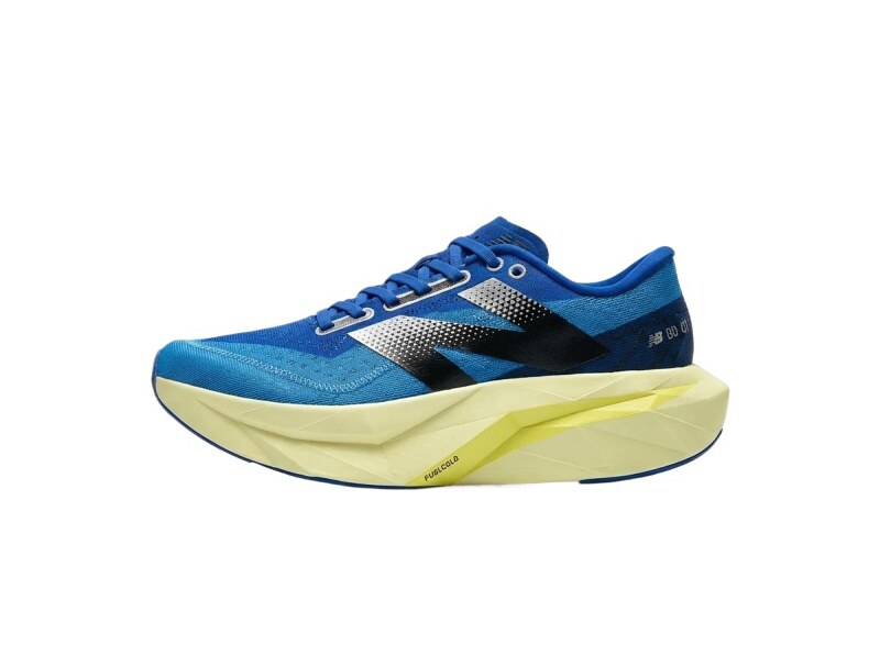 New Balance retro blue running shoes