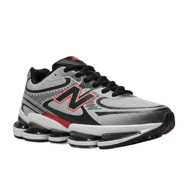 New Balance retro - style gray - white sports shoes