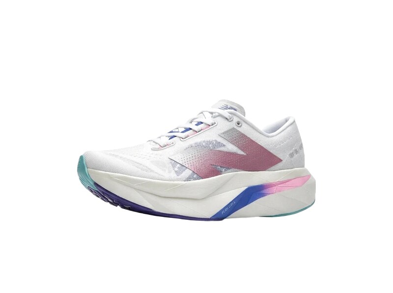 New Balance Trendy Style White and Purple Athletic Shoes