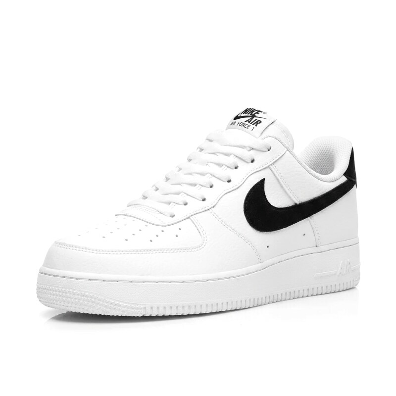 Nike Air Force 1 Black and White Minimalist Sneakers