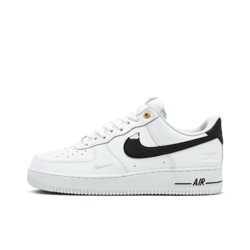 Nike Air Force 1 Black and White Trendy Shoes