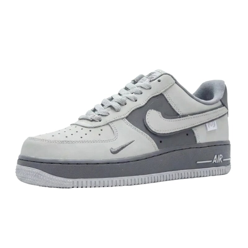 Nike Air Force 1 Grey Tone Trendy Shoes