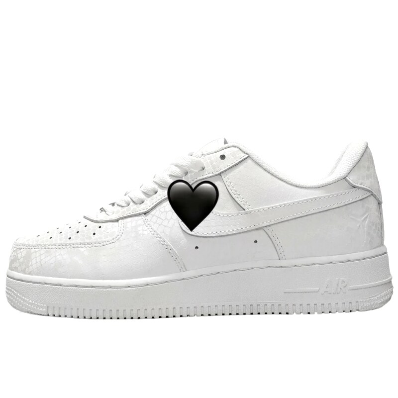 Nike Air Force 1 simple white sneakers