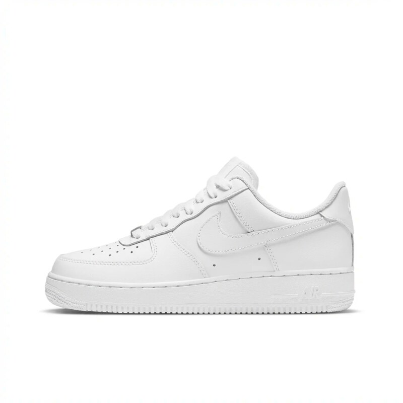 Nike Air Force 1 simple white sneakers
