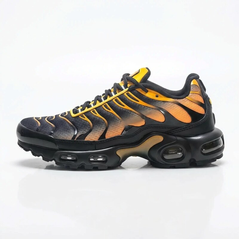 Nike Air Max 95 Black and Orange Trendy Sports Shoes