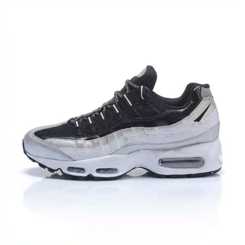 Nike Air Max 95 Black and White Retro Running Shoes