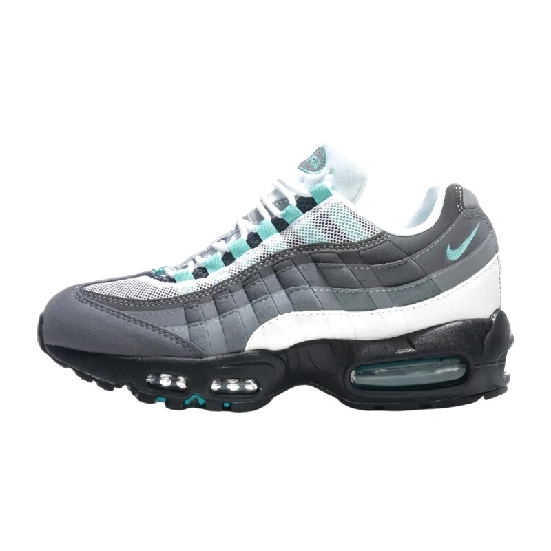 Nike Air Max 95 Grey-Black-Mint Green Athletic Shoes