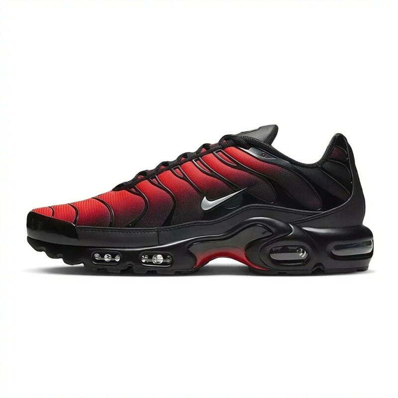 Nike Air Max 97 Black-Red Gradient Athletic Shoes