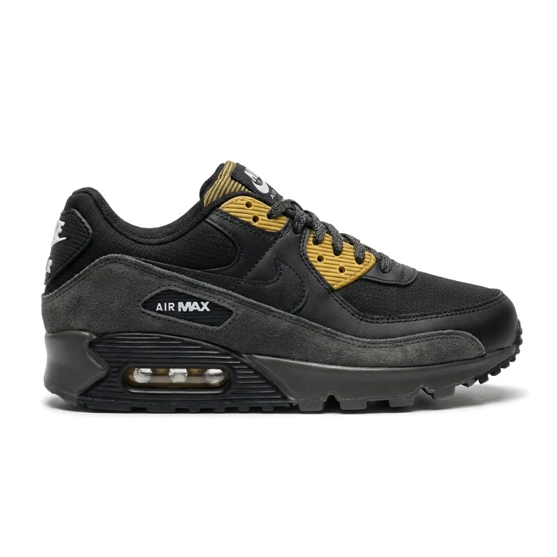 Nike Air Max black and yellow casual shoes