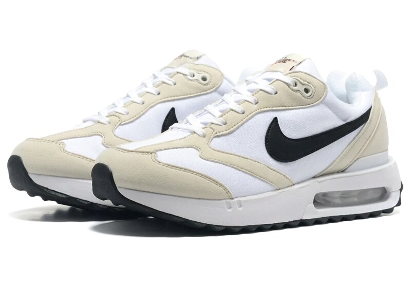 Nike Air Max retro-style white shoes