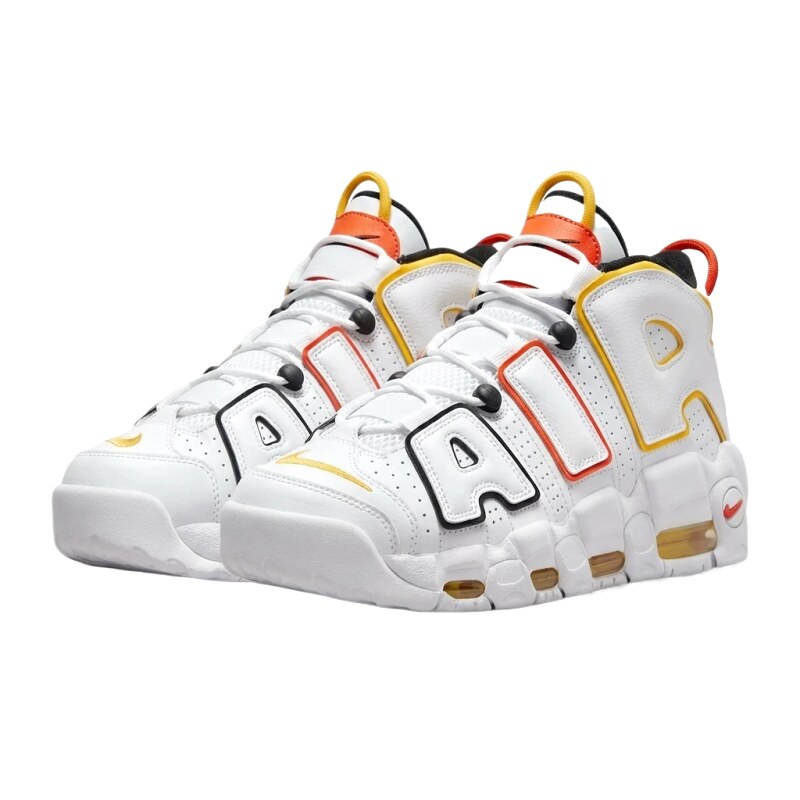 Nike Air More Uptempo Retro Style White Shoes