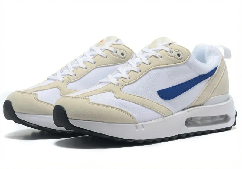 Nike Air Retro White and Blue Shoes