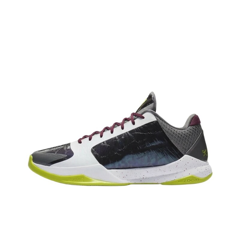 Nike basketball shoes in fashionable black and white.