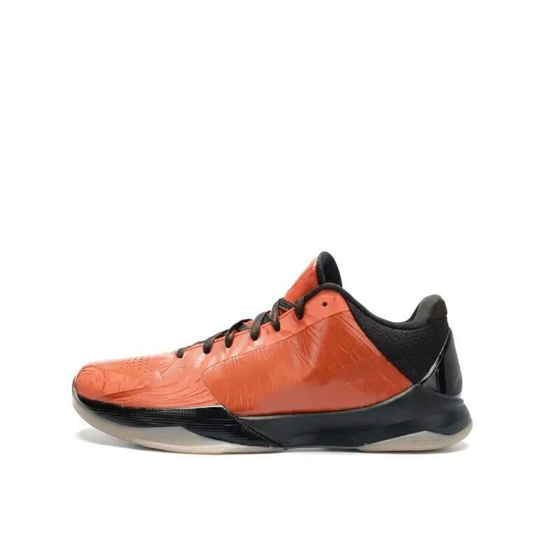 Nike basketball shoes, orange and black trendy and cool style