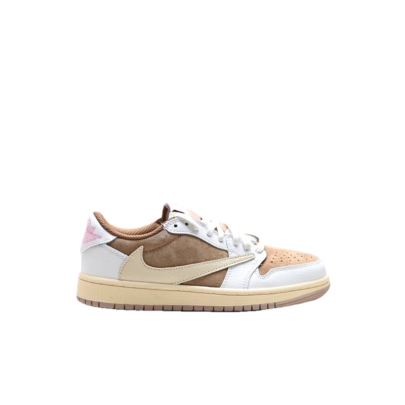 Nike Dunk Retro Style Brown and White Shoes