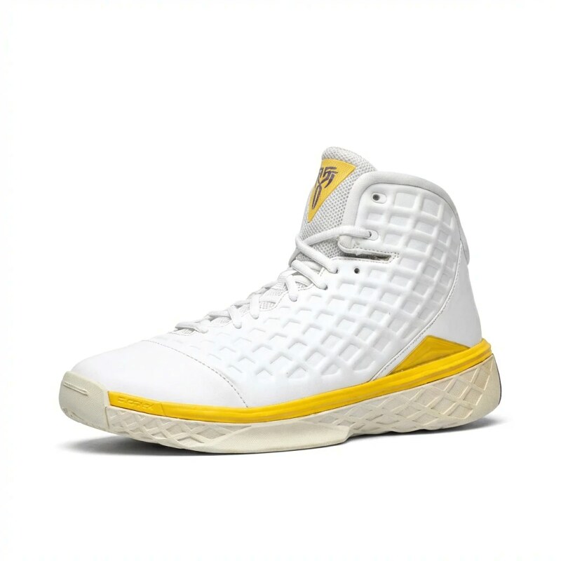 Nike KOBE White-Yellow Sporty Basketball Shoes