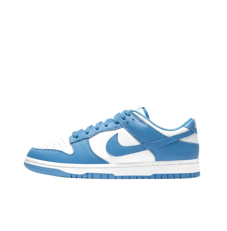 Nike white and blue retro-style skate shoes