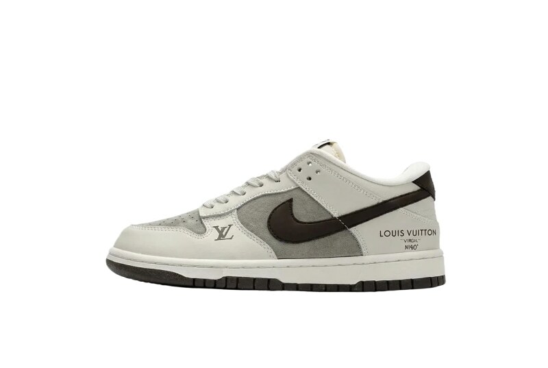 Nike x Louis Vuitton Grey and White Sneakers