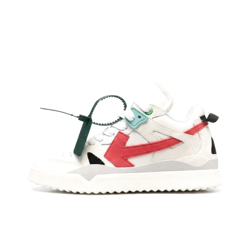 Off-White Arrow Style Casual White Shoes