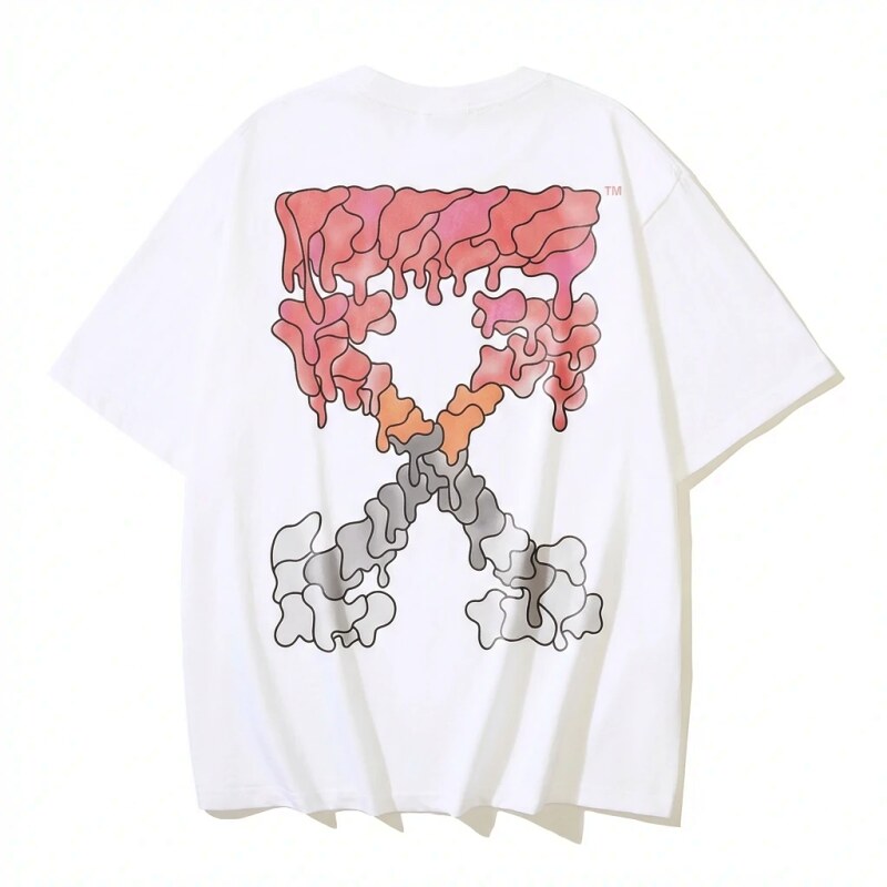 Off-White Gradient Style White T-shirt