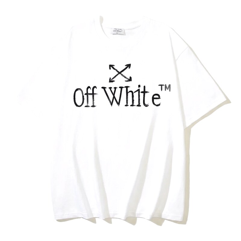 Off-White simple style white T-shirt