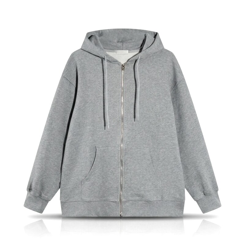 Other simple style hooded gray sweatshirt