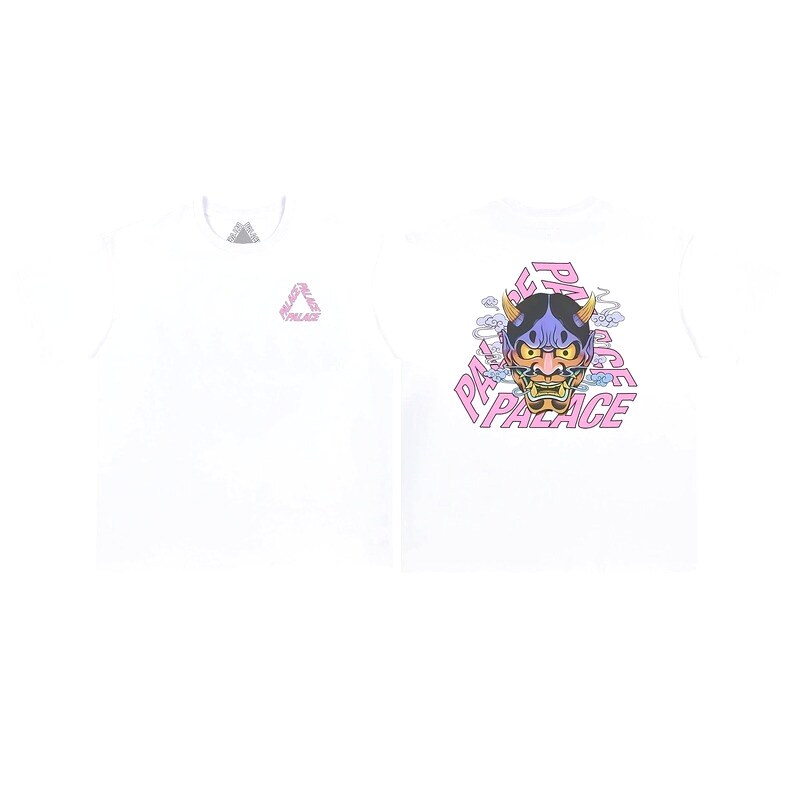 Palace Hannya Print Street Style White T-shirt