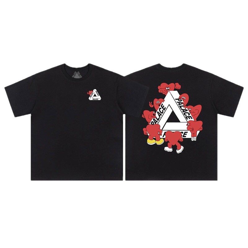 Palace Love Triangle Streetwear Black T-Shirt