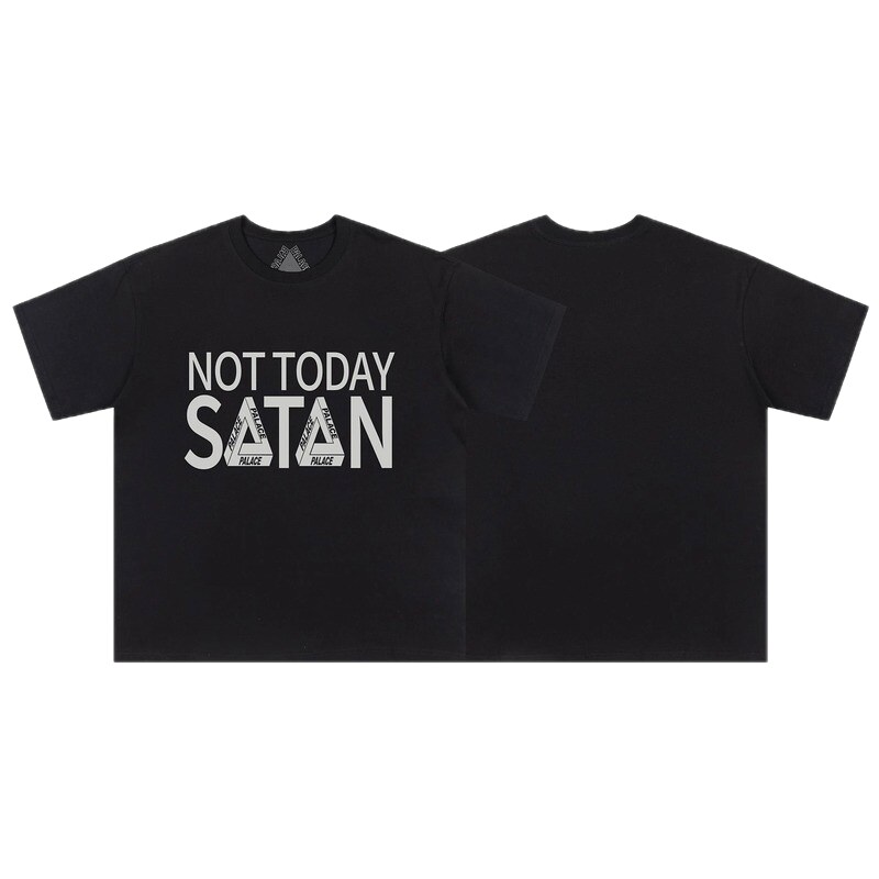 Palace Triangle Print Street Style Black T-Shirt