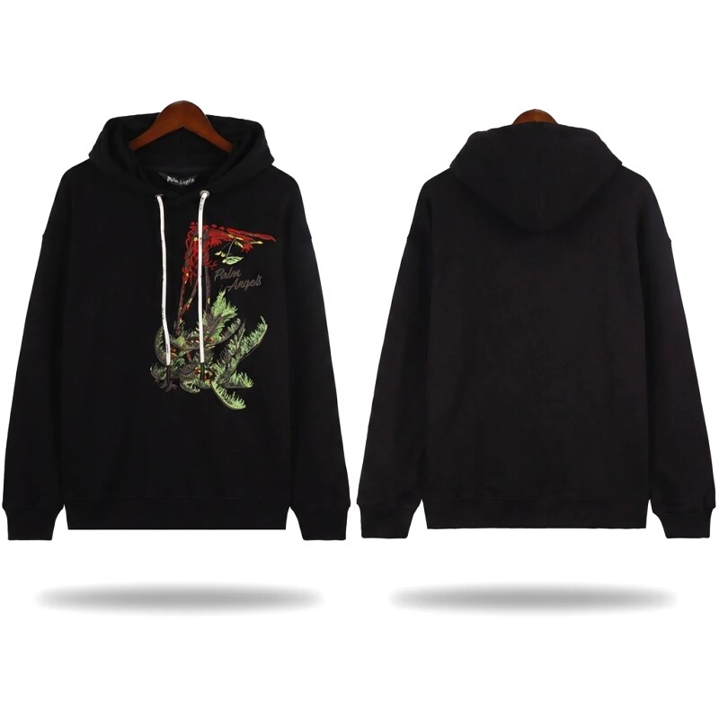 Palm Angels Animal Print Trendy Style Sweatshirt