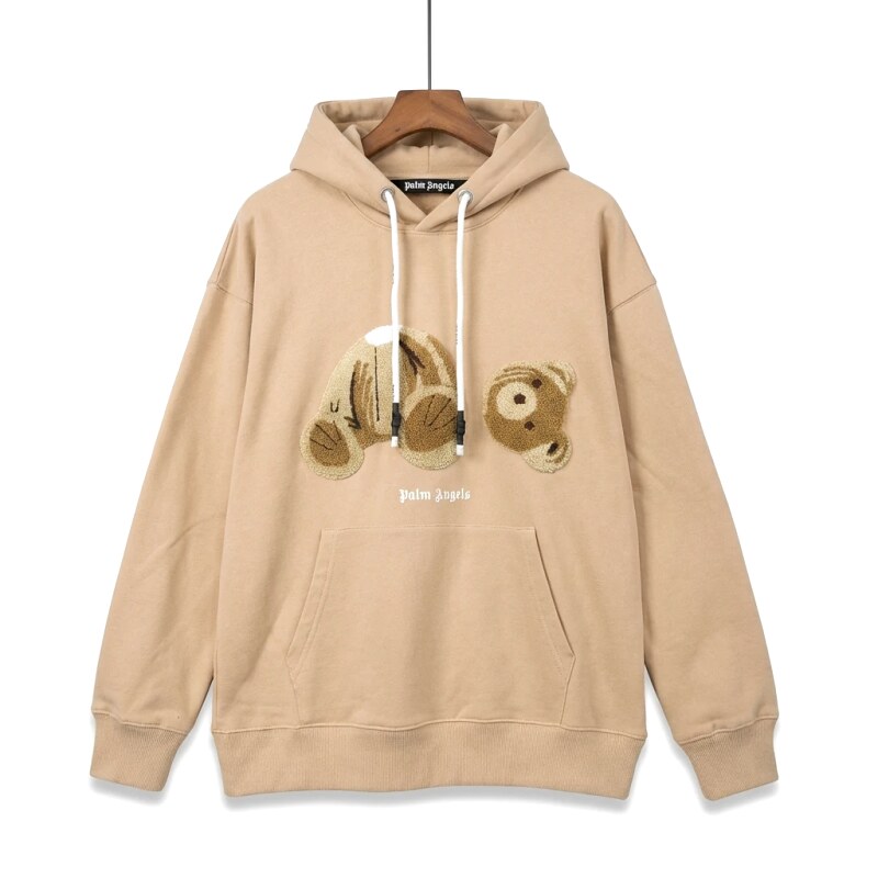 Palm Angels Bear Series Khaki Sweatshirt