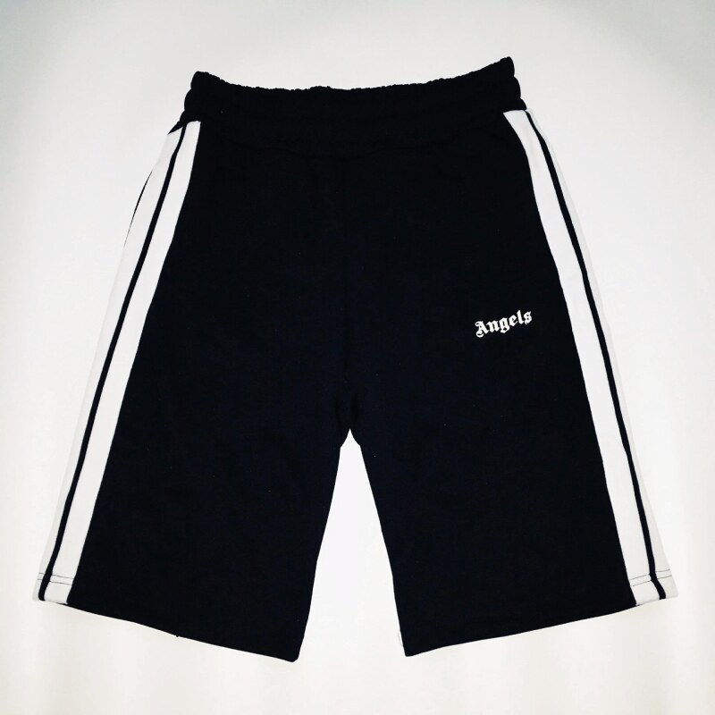 Palm Angels Classic Track shorts Black Side Stripe for Daily Styling