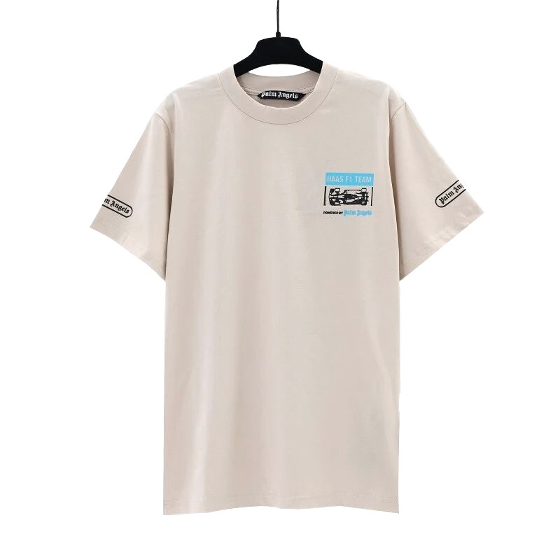 Palm Angels Daily Logo T-shirt White Palm Tree for City Outfits