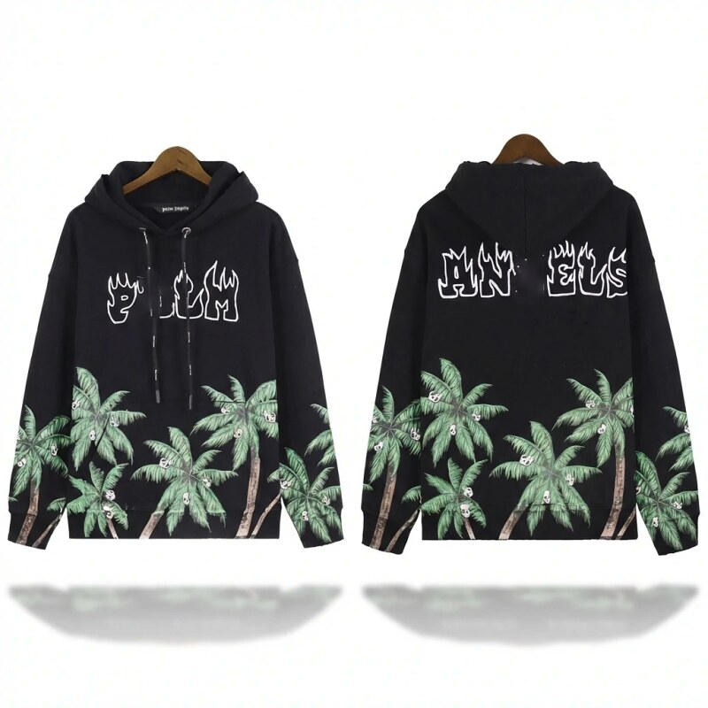Palm Angels Palm Tree Black Hoodie