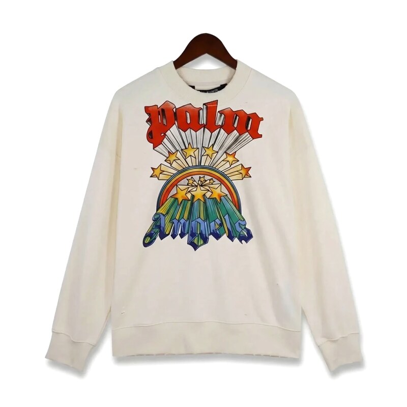 Palm Angels Rainbow Print Sweatshirt