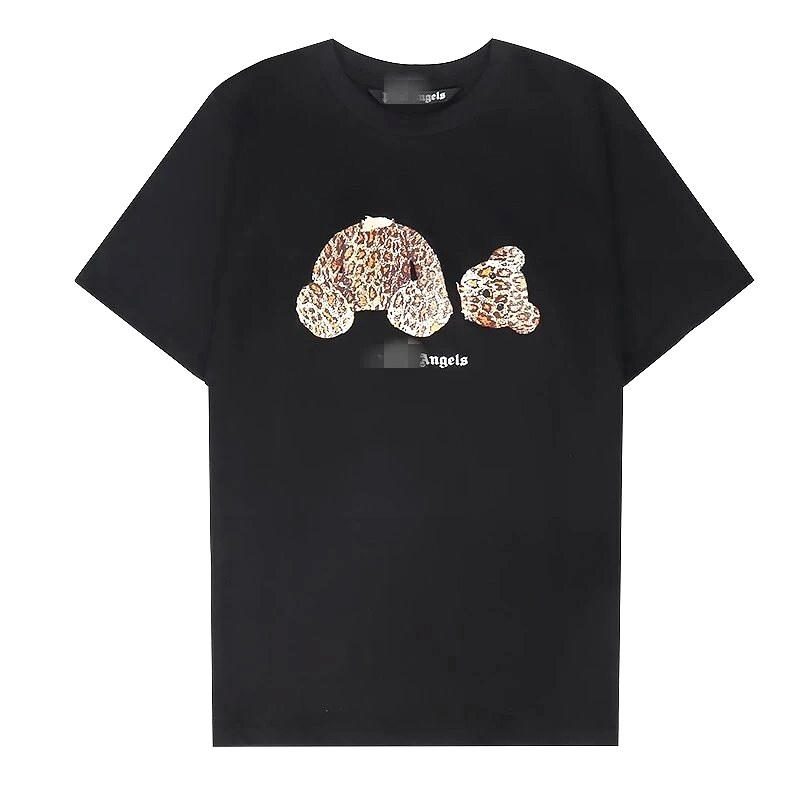 Palm Angels Statement Bear graphic T-shirt White Colorful Bear for Easy Pairing