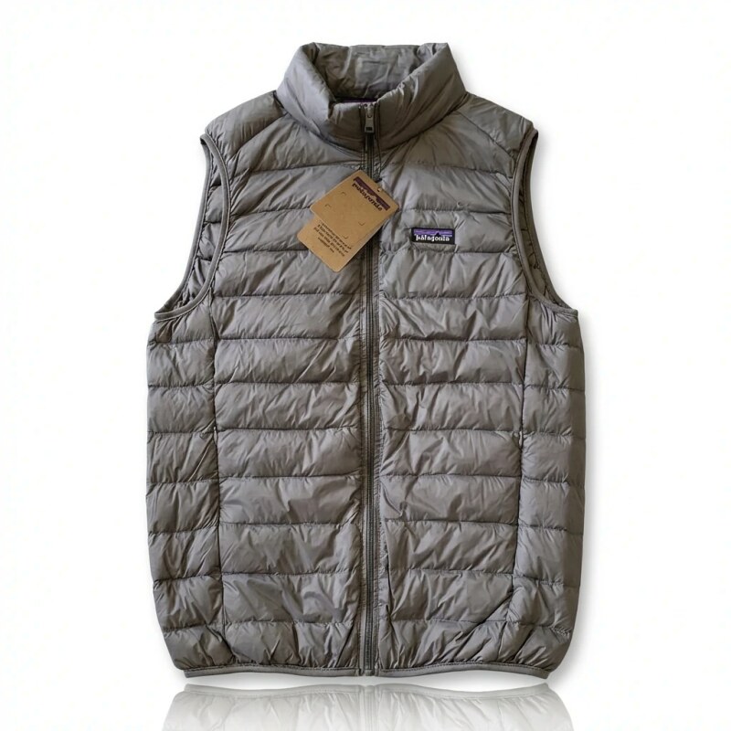 Patagonia Down Vest in Casual Grey